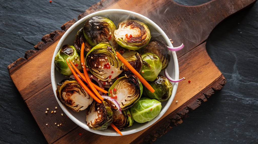 brussels sprouts with sweet spice