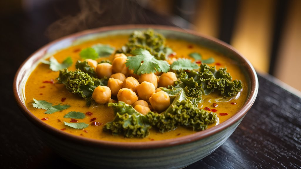 chickpea kale curry recipe