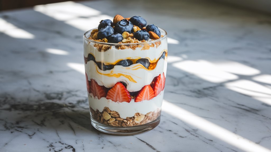 delicious layered yogurt dessert