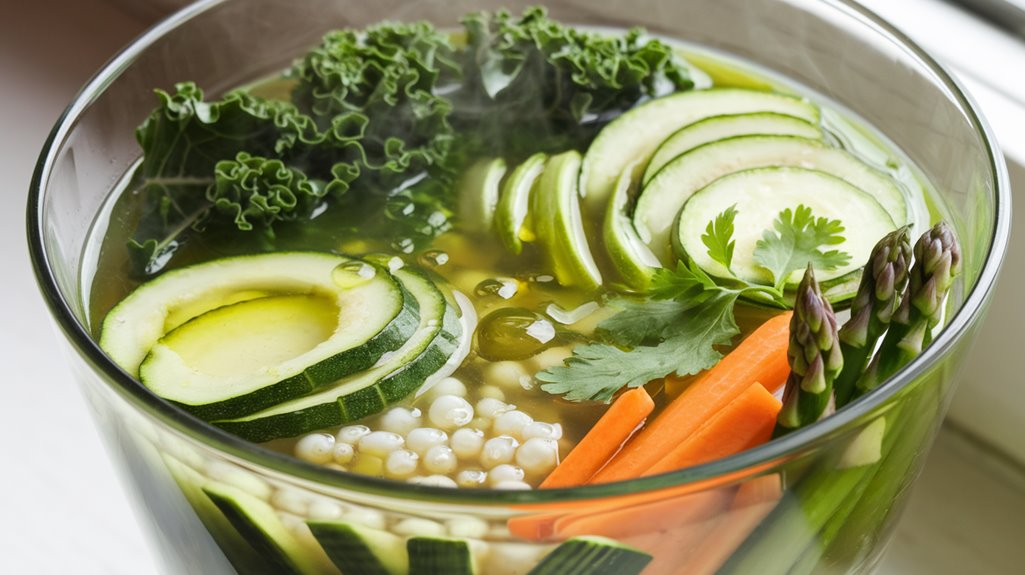 healthy green vegetable soup